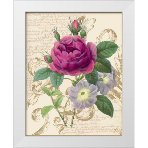 Bloomsbury II White Modern Wood Framed Art Print by Nicole, Lily