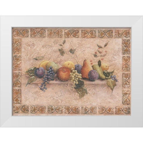 A Tuscan Palette White Modern Wood Framed Art Print by DeMarco, Fiona