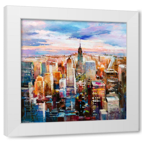 Sky over White Modern Wood Framed Art Print by Haenraets, Willem