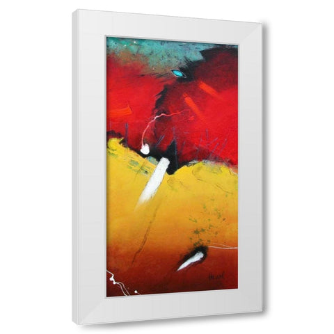 Kleiner Blick White Modern Wood Framed Art Print by Hansl, Alfred