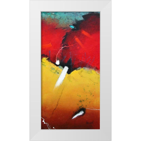 Kleiner Blick White Modern Wood Framed Art Print by Hansl, Alfred
