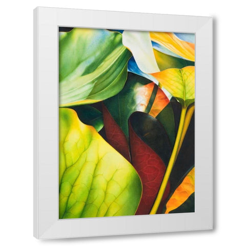 Nymphea 2 White Modern Wood Framed Art Print by Koch, Angelika