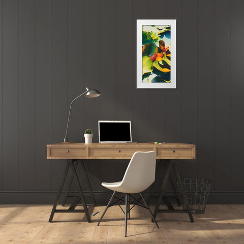 Nymphea 4 White Modern Wood Framed Art Print by Koch, Angelika