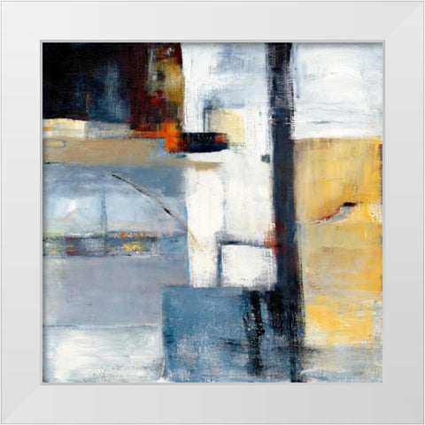 Colorfield III White Modern Wood Framed Art Print by Danckaert, Bea