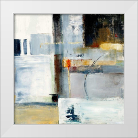 Colorfield IV White Modern Wood Framed Art Print by Danckaert, Bea