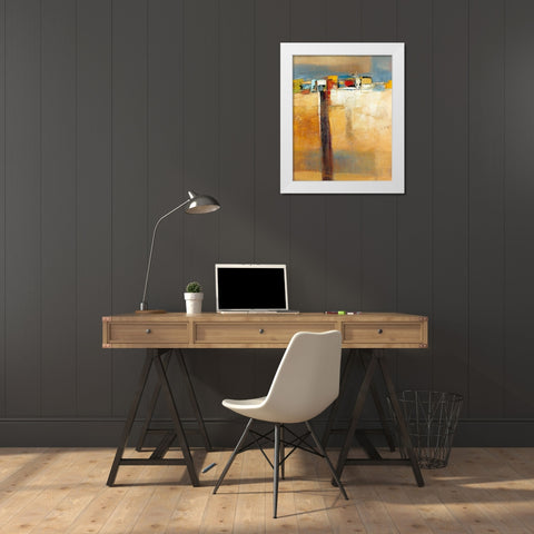 Siesta II White Modern Wood Framed Art Print by Danckaert, Bea