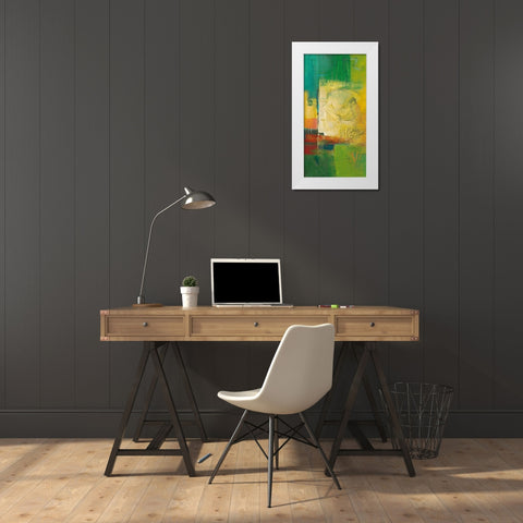 Springtime I White Modern Wood Framed Art Print by Danckaert, Bea
