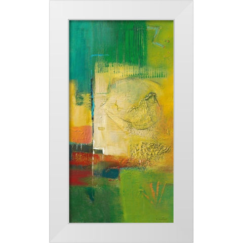 Springtime I White Modern Wood Framed Art Print by Danckaert, Bea