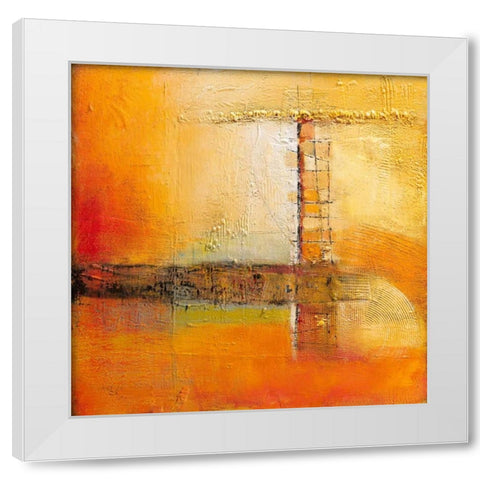 Stairway to heaven White Modern Wood Framed Art Print by Danckaert, Bea
