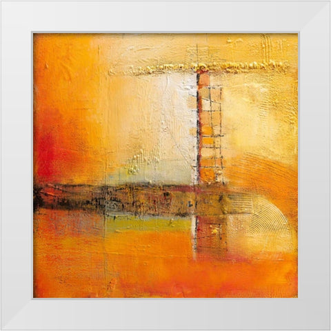 Stairway to heaven White Modern Wood Framed Art Print by Danckaert, Bea