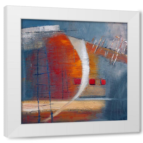 Splendid Glow White Modern Wood Framed Art Print by Danckaert, Bea