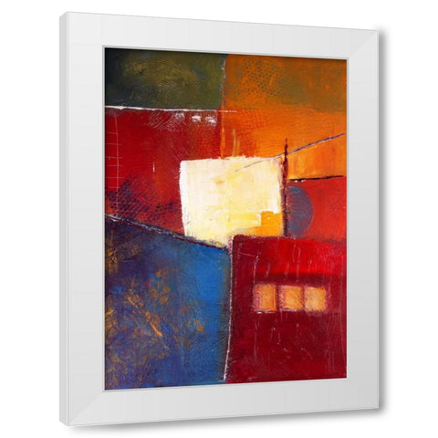 The power inside White Modern Wood Framed Art Print by Danckaert, Bea