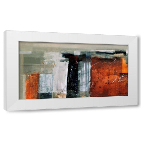 Terra White Modern Wood Framed Art Print by Cusumano, Francesco
