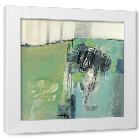 Prato I White Modern Wood Framed Art Print by Cusumano, Francesco