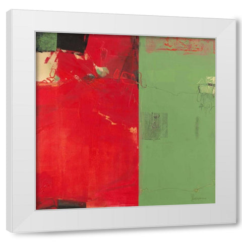 Dolce meta II White Modern Wood Framed Art Print by Cusumano, Francesco