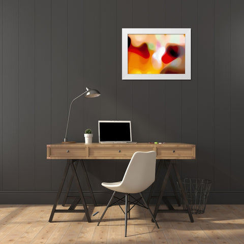Evolution 10 White Modern Wood Framed Art Print by Klipp, Ortwin