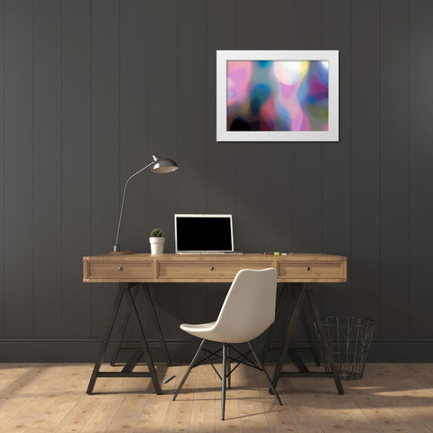 Evolution 12 White Modern Wood Framed Art Print by Klipp, Ortwin