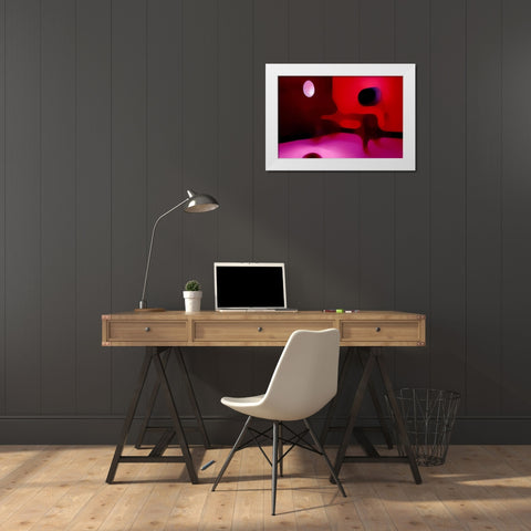 Evolution 856 White Modern Wood Framed Art Print by Klipp, Ortwin