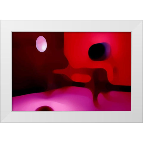 Evolution 856 White Modern Wood Framed Art Print by Klipp, Ortwin