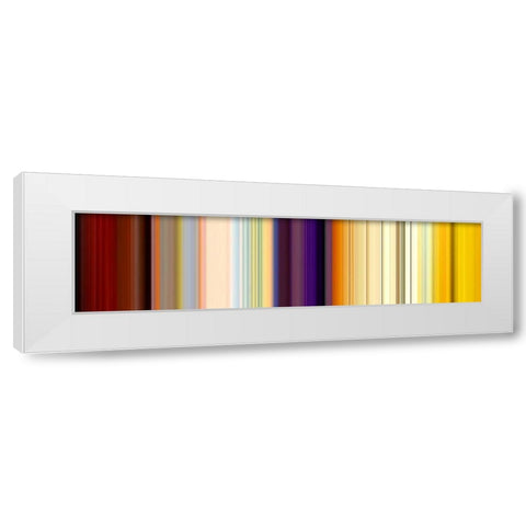 Lichtlinien 639 White Modern Wood Framed Art Print by Klipp, Ortwin