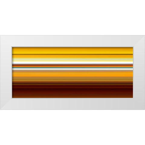 Lichtlinien 468 White Modern Wood Framed Art Print by Klipp, Ortwin