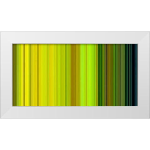 Lichtlinien 891 White Modern Wood Framed Art Print by Klipp, Ortwin
