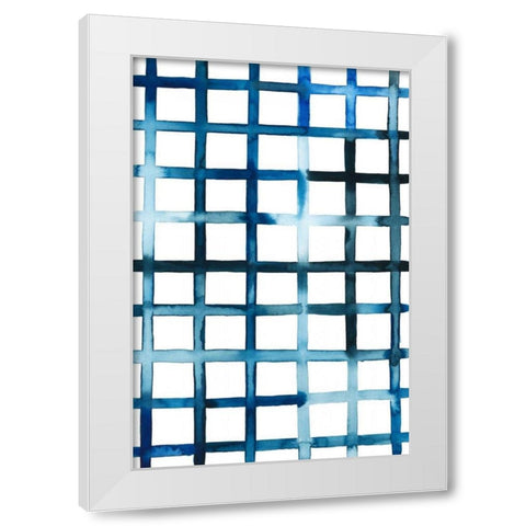 Watercolor Bleed Pattern II White Modern Wood Framed Art Print by Popp, Grace