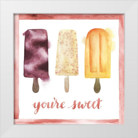 Chill Out III White Modern Wood Framed Art Print by Popp, Grace