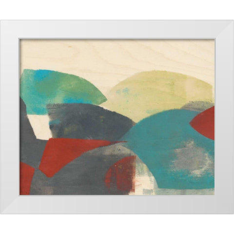 Ship Shape I White Modern Wood Framed Art Print by Goldberger, Jennifer
