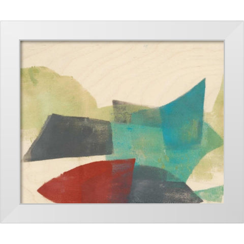 Ship Shape II White Modern Wood Framed Art Print by Goldberger, Jennifer