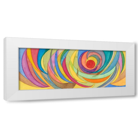 Watercolor Arches White Modern Wood Framed Art Print by Galapon, Nikki