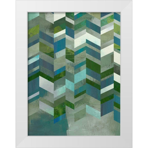 Ocean Elements II White Modern Wood Framed Art Print by Zarris, Chariklia