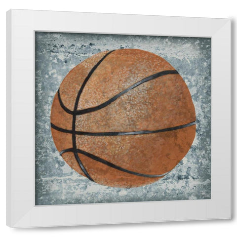 Grunge Sporting I White Modern Wood Framed Art Print by Studio W