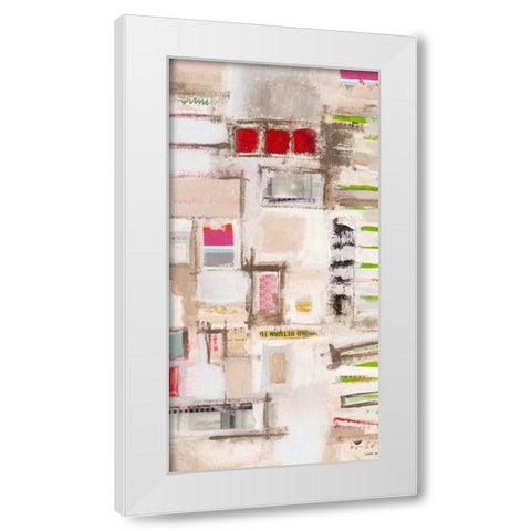 Plans Four II White Modern Wood Framed Art Print by Galapon, Nikki
