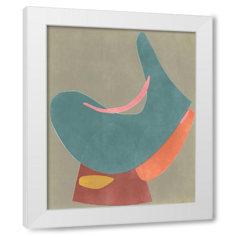 Vessel XII White Modern Wood Framed Art Print by Delamater, Rob