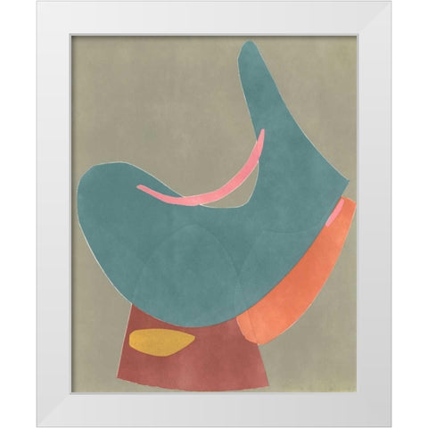 Vessel XII White Modern Wood Framed Art Print by Delamater, Rob