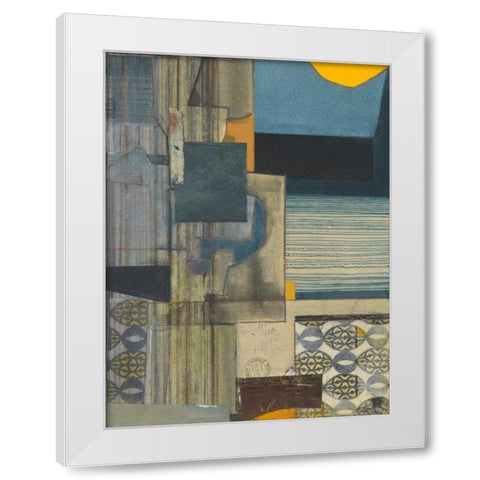 Journeymans Papers I White Modern Wood Framed Art Print by Delamater, Rob