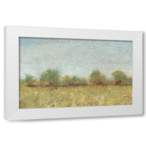 Spring Field I White Modern Wood Framed Art Print by OToole, Tim