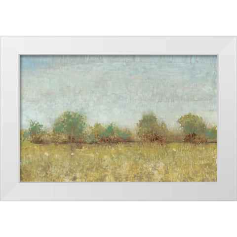 Spring Field I White Modern Wood Framed Art Print by OToole, Tim