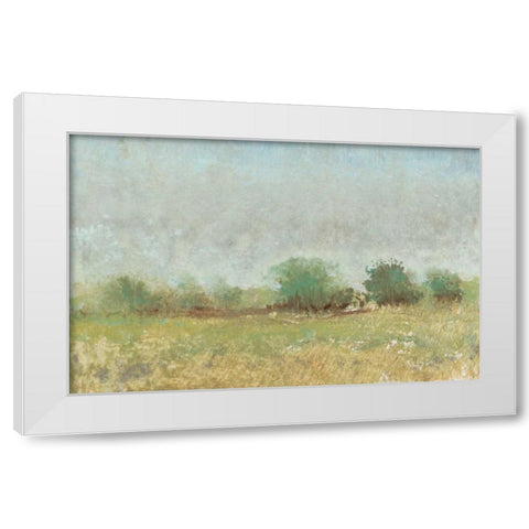 Spring Field II White Modern Wood Framed Art Print by OToole, Tim