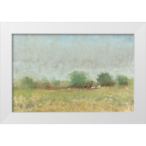 Spring Field II White Modern Wood Framed Art Print by OToole, Tim