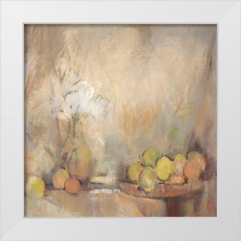 A Moment of Study  White Modern Wood Framed Art Print by OToole, Tim