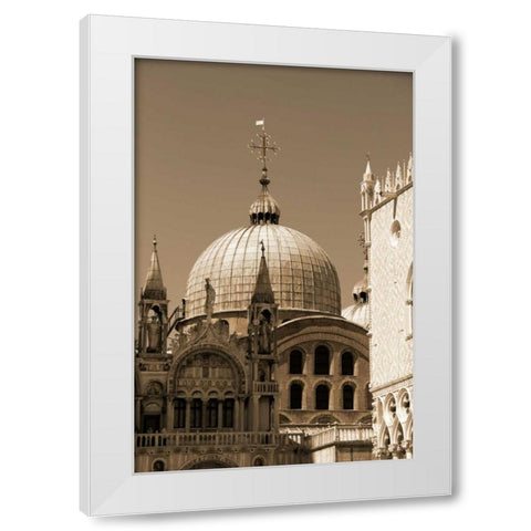 Architettura di Italia IV White Modern Wood Framed Art Print by Perkins, Greg