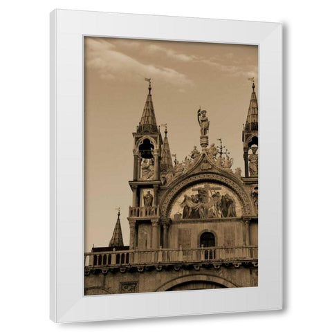 Architettura di Italia V White Modern Wood Framed Art Print by Perkins, Greg