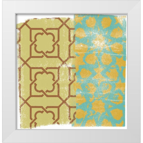 Moorish Study II White Modern Wood Framed Art Print by Saunders, Alonzo