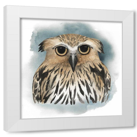 Greenwood Animals II White Modern Wood Framed Art Print by Popp, Grace