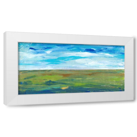 Vast Land II White Modern Wood Framed Art Print by OToole, Tim
