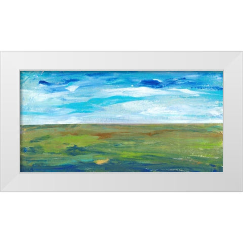 Vast Land II White Modern Wood Framed Art Print by OToole, Tim