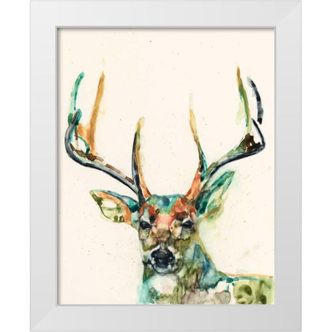 Hi Fi Wildlife II White Modern Wood Framed Art Print by Goldberger, Jennifer