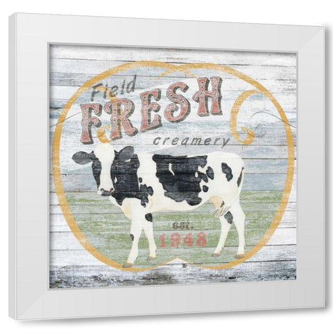 Farm Supply IV White Modern Wood Framed Art Print by Vess, June Erica